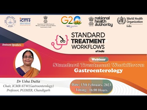 Video of ICMR Webinar on Standard Treatment Workflows: Gastroenterology on 13th February, 2023