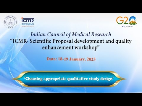 Video of Choosing appropriate qualitative study design