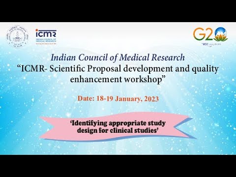 Video of Identifying appropriate study design for clinical studies