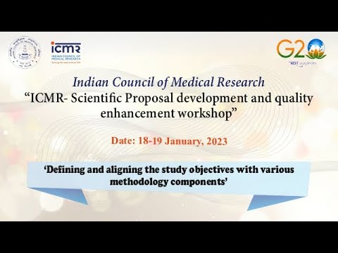 Video of Defining and aligning the study objectives with various methodology components