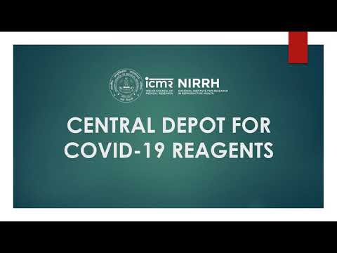 Video of ICMR-NIRRH, Mumbai Central Depot for COVID-19 Reagents