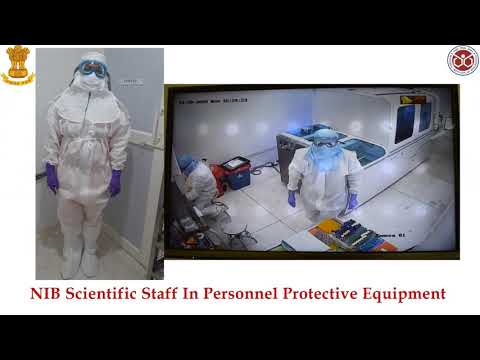 Video of NIB, Noida and ICMR, New Delhi jointly setup a Lab for COVID-19 testing