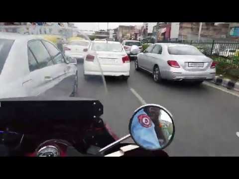 Video of MissionDelhi Bikes in Traffic